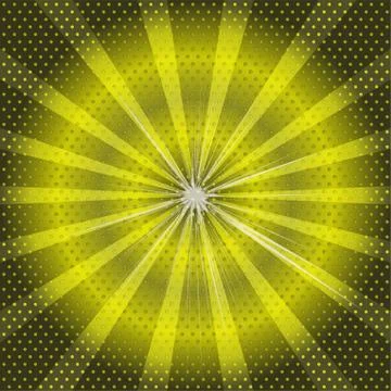 Special vector green background with ray 库存插图