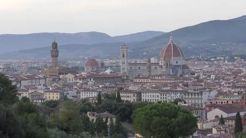 Special view of Florence Video stock 78923458