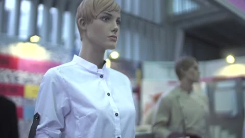 Special work clothes on a mannequin Stock-Footage 238738947