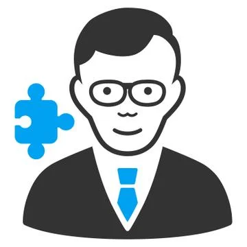 Specialist Flat Icon Stock Illustration