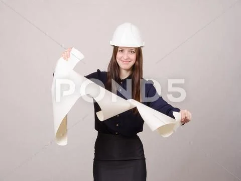 Specialist in helmet drawing tears Stock Photos