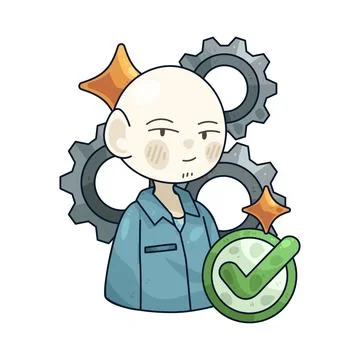 Specialist illustration 스톡 일러스트