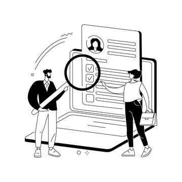 Specialist recruitment abstract concept vector illustration. Stock Illustration