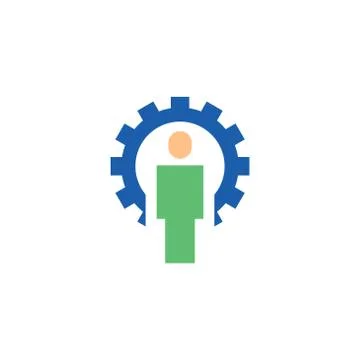 Specialist vector logo design template Stock Illustration