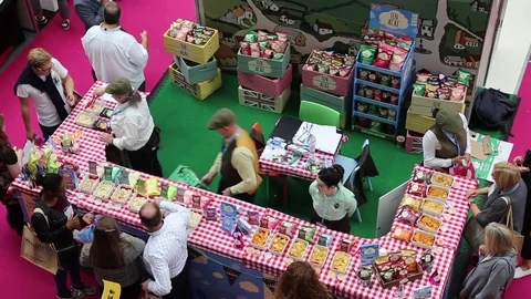 Speciality & Fine Food Fair 2017 London, UK Stock Footage