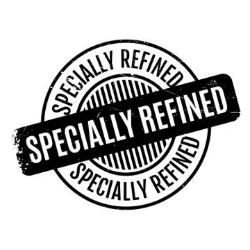 Specially Refined rubber stamp Stock Illustration
