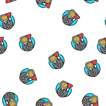 Specialty chemicals vector seamless pattern Stockillustratie