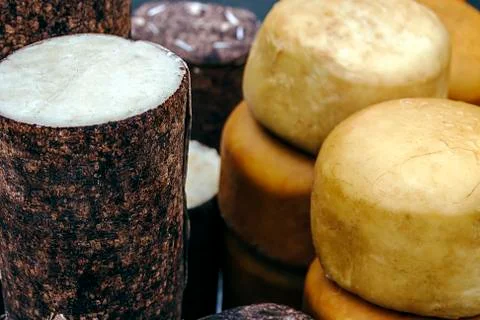 Specific cheese for Romania 2 Stock Photos