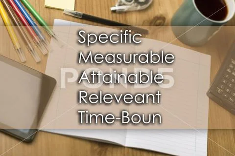Specific Measurable Attainable Releveant Time-Bound SMART - business concep.. Stock Photos