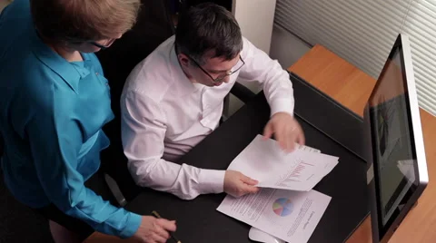 Specifying of Financial Statistics Stock Footage 47893652