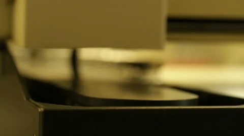 Specimen in automated analysis Stock Footage 21783536