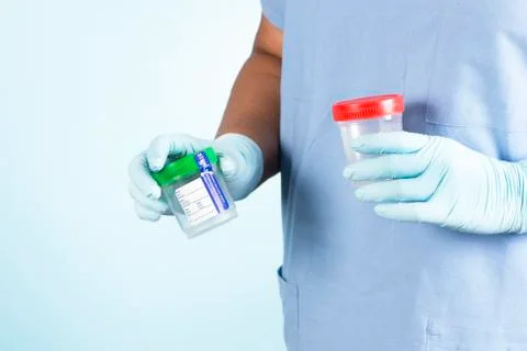 Specimen Cups Stock Photos