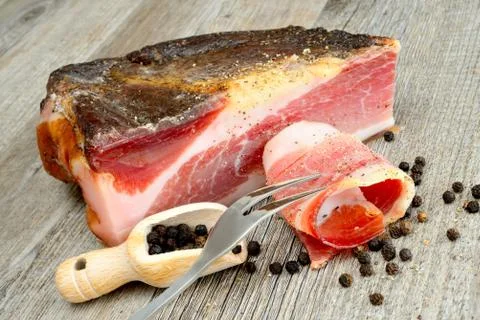 Speck bacon Stock-Fotos