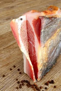 Speck bacon Foto stock