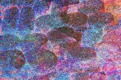 Speckled abstract surface featuring organic oval forms and fine-grain textures Stock Photos