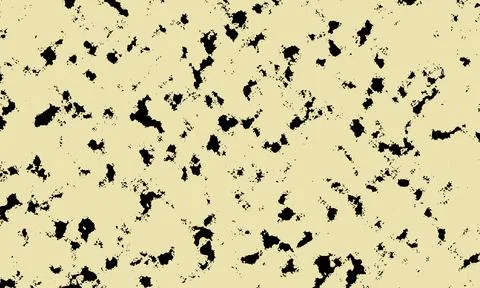 Speckled pattern with irregular shapes on a pale yellow background Stock Illustration