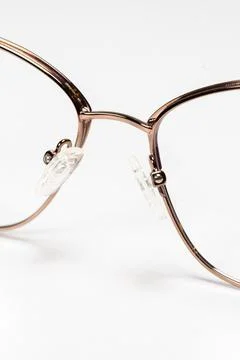 Spectacle frame lies on the table for optics 写真素材