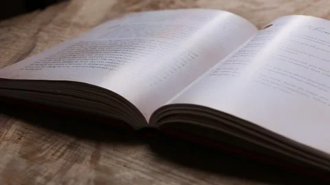 Spectacles and open book Stock Footage 97480980