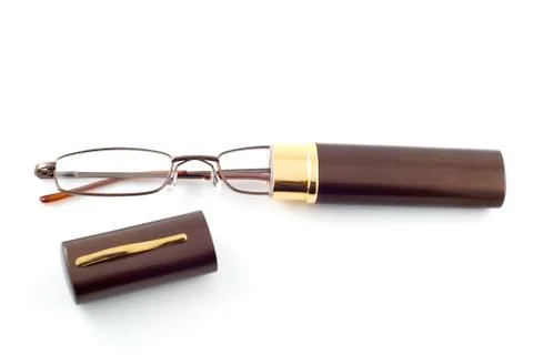 	Spectacles and spectacle-case Stock Photos