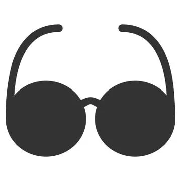 Spectacles Flat Vector Icon Illustrazione stock