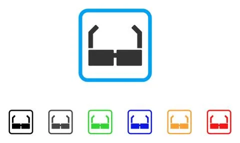 Spectacles Framed Vector Icon Illustrazione stock
