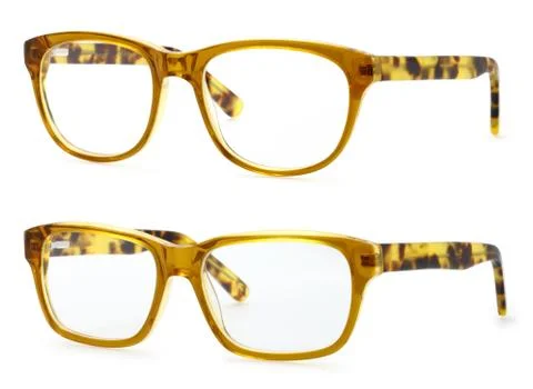 Spectacles isolated on white background Stock Photos