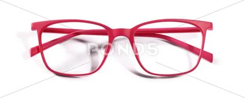 Spectacles isolated on white background Stock Photos