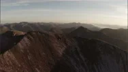 Spectacular Aerial Shot On Sgurr A'mhaim Mountain In The Scottish Highlands Stock Footage
