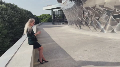 The Spectacular Architecture For The Paris Philharmonic Stock Footage 238007295