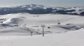 Spectacular Beautiful Shot Aerial View Chairlift Ski Chair Lift Winter Mountains HD Footage