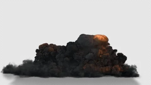 Spectacular Bomb Explosion Stock Footage 268301775