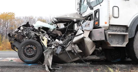 Spectacular car crash Stock Footage 69223530