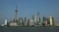 Spectacular Clear Sky Day View of Shanghai Skyline Pudong District Skyscrapers HD Footage