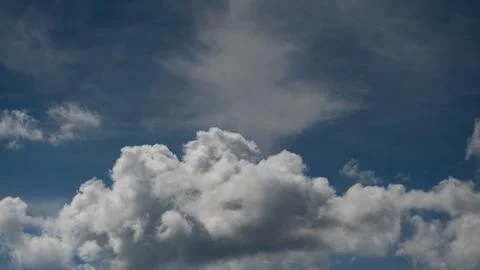 Spectacular clouds in the blue sky Stock-Fotos