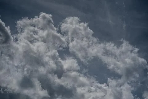 Spectacular clouds in the blue sky Stock-Fotos