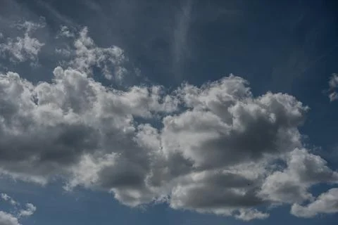 Spectacular clouds in the blue sky Stock-Fotos