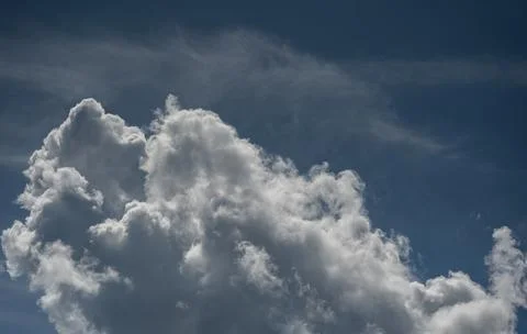 Spectacular clouds in the blue sky Stock-Fotos