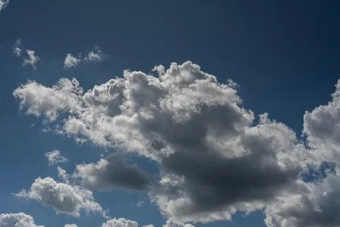 Spectacular clouds in the blue sky Stock-Fotos