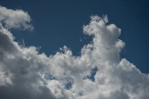 Spectacular clouds in the blue sky Stock-Fotos