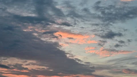 Spectacular clouds in the sky Stock Footage 291802546