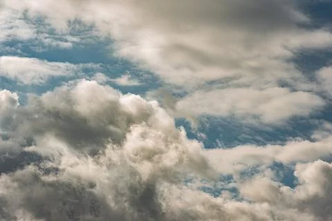 Spectacular clouds in the sky Stock Photos