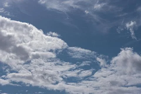 Spectacular clouds in the sky Stock Photos