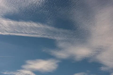 Spectacular clouds in the sky Foto stock