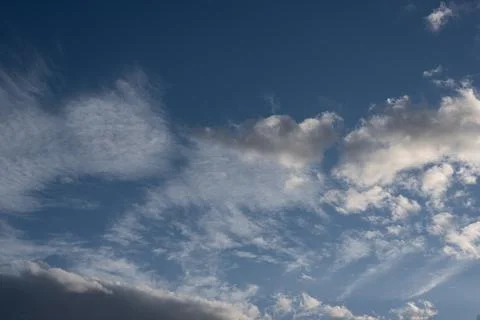 Spectacular clouds in the sky Foto stock