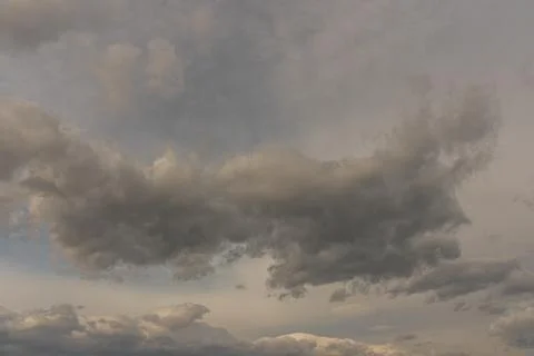 Spectacular clouds in the sky Stock Photos