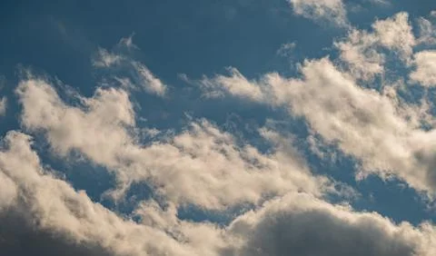 Spectacular clouds in the sky Stock Photos