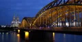 Spectacular Cologne Cathedral Skyline Dusk Light Evening Night Cityscape River 4k or 4k+ Resolution