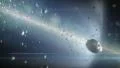 Spectacular flight through Saturn rings HD Footage