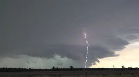 Spectacular lightning Moree 08 Stock Footage 50062262