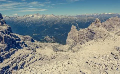 Spectacular mountain view. Stock Photos